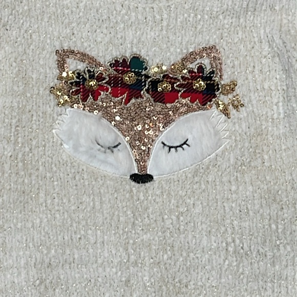 Christmas Fox Sweater with Marching Plaid Pants - Picture 2 of 9